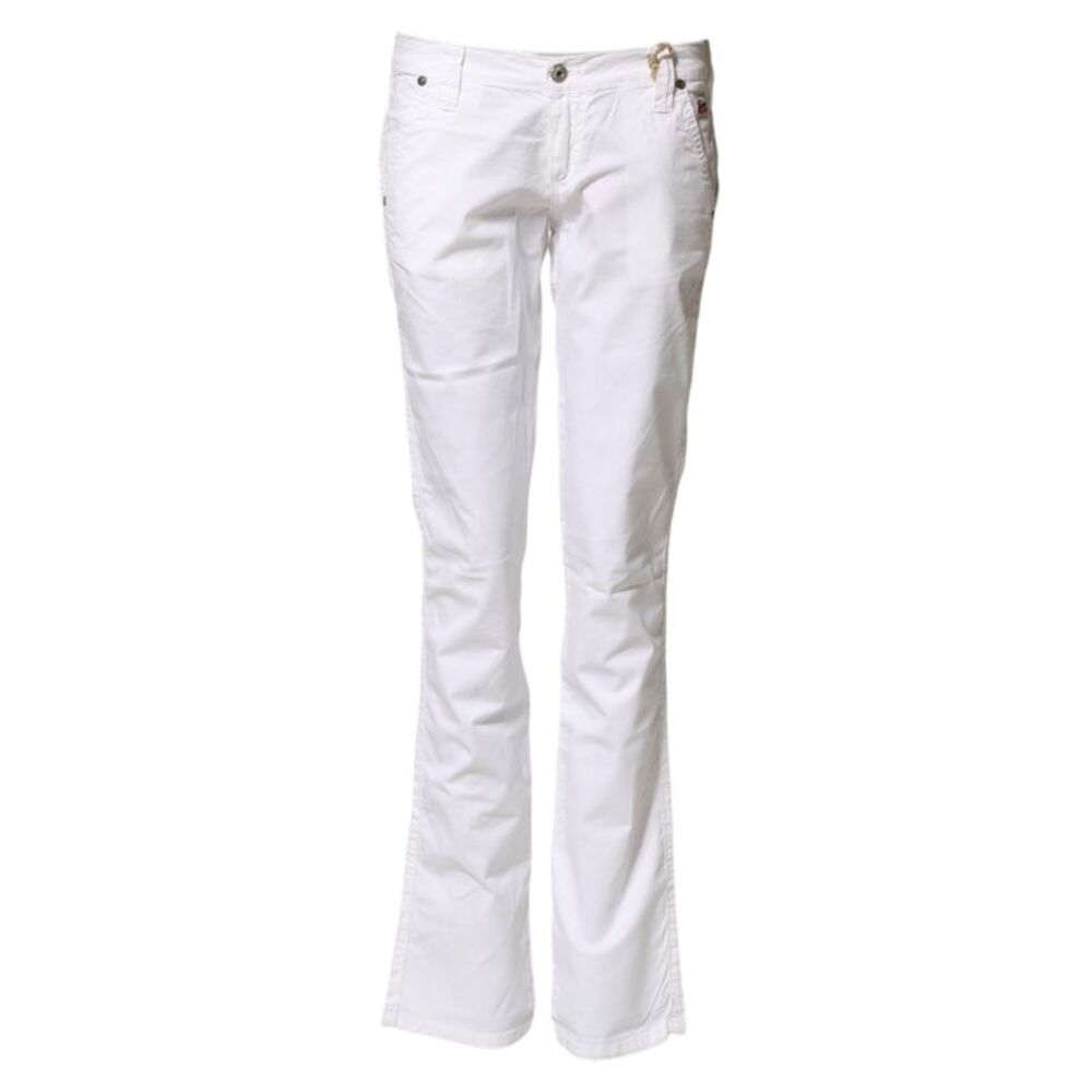 Roy Roger's White Low Waist Bootcut Flared Denim Trouser Women's Jeans